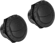 2pcs Air Conditioning Outlet Black Round ABS Universal A C Vent for RV Boat Bus Car Ideal for Various Ventilation Systems Suitable for All Tumble Dryer Vent Pipes Hose Bathroom