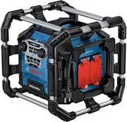 Bosch Professional 18V System Radio GPB 18V-5 SC (incl. Aux. Cable, 2X 1.5 V LR6 Battery (AA))