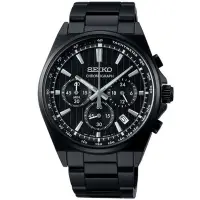 在飛比找Yahoo奇摩購物中心優惠-SEIKO 精工 CS系列 條紋設計 時尚三眼計時腕錶-男錶