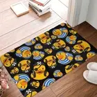 Rubber Duck Bath Non-Slip Carpet Pirate Flannel Mat Welcome Doormat Home Rug