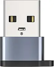 Type C to USB Adapter - Female to Male Type C to USB Converter,Fast Charging Aluminum Alloy Charge Converter Portable Video Connector for Tablets Laptop Phone