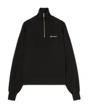 High collar and long sleeves sweater XXS Black
