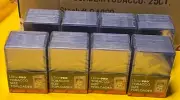 Lot of 200 Ultra PRO Tobacco CARD Sized TOPLOADERS Allen Ginter 8 Packs of 25