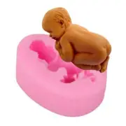 Little Baby Shape Silicone Cake Mould Pink Sugarcraft & Chocolate Moulds
