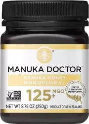 Manuka Doctor, Manuka Honey Monofloral, (MGO 125+) 8.75 oz - 250g