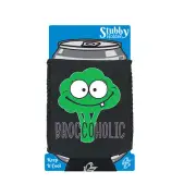 Broccoholic Broccoli Funny Novelty stubbie holders Stubby Holder