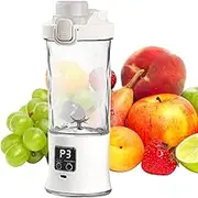 Portable Mixer Cup, Rechargeable Personal Mixer, Rechargeable Veggie Shake Blender for Juice Coffee Ice Blending Complementary Food