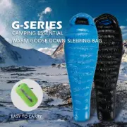 AEGISMAX Goose Down Sleeping Bag Portable Ultralight Mummy Down Bag Camping