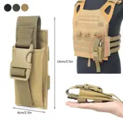Tactical MOLLE Pouch Knife Bag Outdoor Flashlight Holder Hunting Accessory Pack