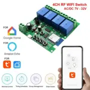 Smart For Tuya WIFI RF Control Module Switch 4CH Relay Module Switch