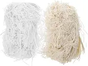 HOMOCONO 2 Packs Shredded Paper Box Filler for Present Baskets Decorative Paper Shreds for Shipping Packing