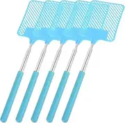 Manual Fly Swat with Strong Handle - Fly Swatter Racket | Extendable Heavy Duty Swatter | Racket Zapper for Wasps Buug Spiders & Other Insectt | Handheld Rackets Tool for Bedroom