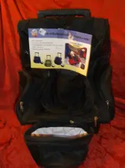 Pet Puppy Dog Mesh Carry Pack Backpack ROLL HANDLE Carrier Travel Tote Bag..NEW!
