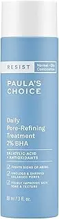 Paula's Choice RESIST Daily Pore-Refining Treatment 2% BHA with Salicylic & Hyaluronic Acid, Blackheads & Large Pore Exfoliant, Oily Skin, 88mL