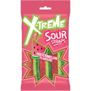 X-treme sour straps watermelon flavour candy 160g