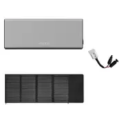 VoltX 2000W Portable Solar Generator + 100W Mono Solar Panel & Anderson Cable