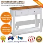 Wooden Hall Table Furniture Hallway Entry Console Display Stand Storage Drawers