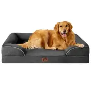 Orthopedic Dog Beds for Large Dogs Waterproof Memory Foam Large Pet Bed with ...