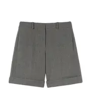 Jil Sander Turn-Up Hem Tailored Shorts DE36,DE34,DE32,DE38 Gray