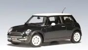 RARE BMW MINI 1.6 COOPER 2001 RACING GREEN / WHITE WHEELS 1:18 AUTOART 74823