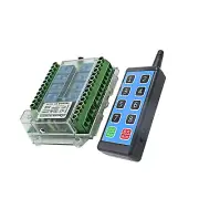 Safe 8 Channel Wireless RF433MHz Remote Control Switch Relay Module DC8-86V