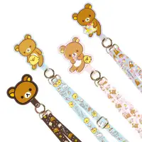 在飛比找環球Online優惠-【Rilakkuma 拉拉熊】 多功能手機夾片掛繩組-大頭(