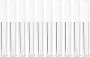 FRCOLOR Clear Lip Gloss Tubes 10PCS 2.5 With Wand - Empty Lipstick Containers for Lip Plumper Gloss - Frosted