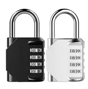 4 Digit Combination Padlock - Silver