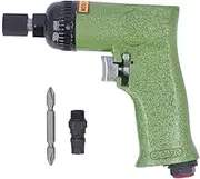 Air Pneumatic Screwdriver, 1/2" Cordless Screwdriver Industrial Air Screwdriver, 10500rpm Self Locking Pistol Grip Pneumatic Screwdriver Gun Type Screw Driver Double Hammer for Decoration Construction