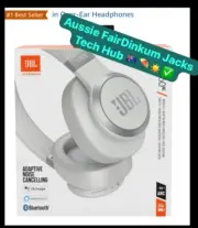 JBL Live 660nc Wireless Noise Cancelling Headphones White Eras Swift Bluetooth