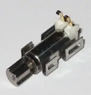 Pager Micro Motor with Bracket - 3 V - 70 mA - 5/8" L x 3/16" D - Vibrator Motor