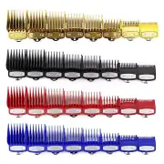 Replacement 8PCS Hair Clipper Metal Clip Guides Limit Combs Guards For WAHL b