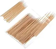 Sakolla 400 Pieces Toothpick Cotton Swab - Micro Blading Cotton Swab Cleaning Detail & Tattoo Permanent Supplies Cotton Swabs Makeup Cosmetic Applicator Sticks - 2 Size