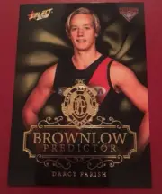 2018 AFL Select Footy Stars Brownlow Gold Predictor DARCY PARISH BPG39 092/250