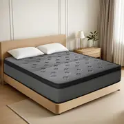 Advwin 7-Zone Double Mattress Pocket Spring 30cm Medium Firm Memory Foam Mattress