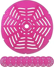 10-Piece Urinal Deodorizer Set - Scented Fragrance Mats with Mesh Filters. Men's Restroom Odor-Eliminating Inserts for Freshness Enhancement