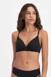 [Bonds] Bonds Women's Invisi Wirefree Bra in Black Size: 10 B 10 B Black