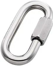 Maillon Rapide Quick Link Std Plated 8mm 5/16" - Standard Pack of Steel