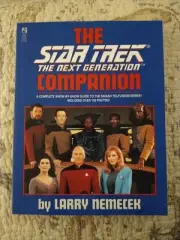 The Star Trek The Next Generation Companion Book 1992 by Larry Nemecek