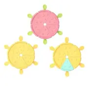 6Pcs Ice Cream DIY Molds Popsicles Maker Stackable Cheese Shaped Popsicles Molds