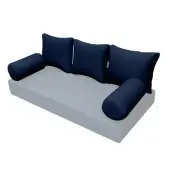 |COVER ONLY| STYLE 3 Queen Bolster Pillow Daybed Porch Swing Knife Edge AD101
