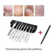 9PCS/1Set Extract Blackheads Acne Treatment Facial Skin Care Beauty Tools