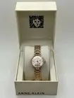 Anne Klein NIB Rose Gold Tone Women’s Watch Easy Read Second Hand New Battery