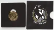 2023 Australia AFL Premiers Collingwood $1 UNC Coin on card RAM
