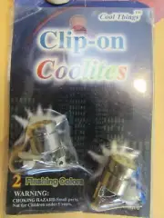 NEW/package unopened LED blinking lights CLIP ON COOLITES - batteries included