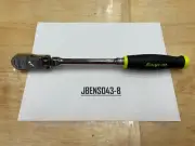 Snap-on Tools HI-VIZ 3/8" Drive Soft Grip Long Locking Flex Ratchet FHLX80BHV