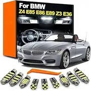 LED Interior Dome Map Door Trunk Light Kit, For BMW Z3 E36 Z4 E85 E86 Z4 E89 1995-2017 Glove Box Lamp Car Bulb Accessories