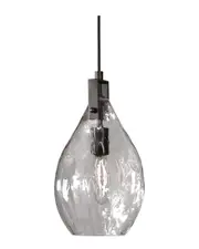 Uttermost Campester 1 Light Watered Glass Mini Pendant