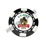 2016 US Open Oakmont - Dia-magnetic Clay Poker Chip Golf Ball Marker