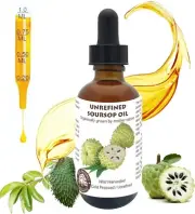 Organic Virgin Soursop Graviola Oil 2oz - Undiluted & Unrefined 60ml